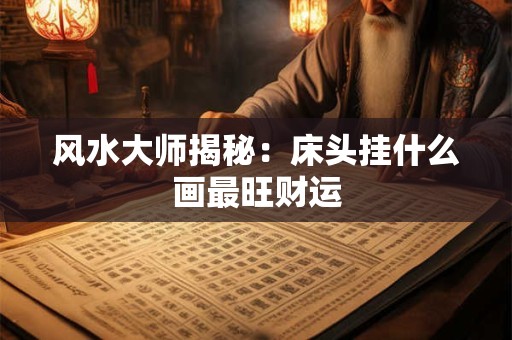 风水大师揭秘：床头挂什么画最旺财运