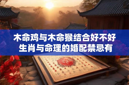 木命鸡与木命猴结合好不好 生肖与命理的婚配禁忌有哪些