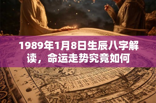 1989年1月8日生辰八字解读，命运走势究竟如何