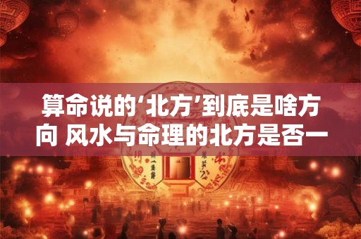 算命说的‘北方’到底是啥方向 风水与命理的北方是否一致