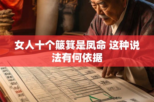 女人十个簸箕是凤命 这种说法有何依据