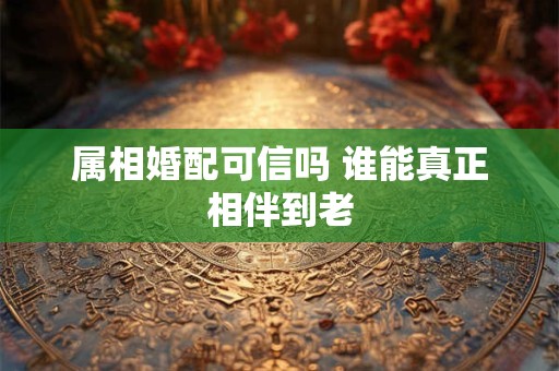 属相婚配可信吗 谁能真正相伴到老