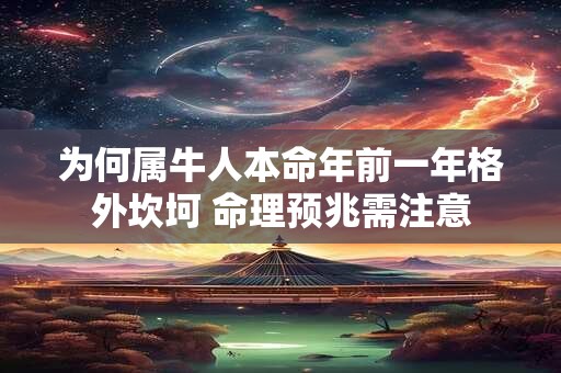 为何属牛人本命年前一年格外坎坷 命理预兆需注意