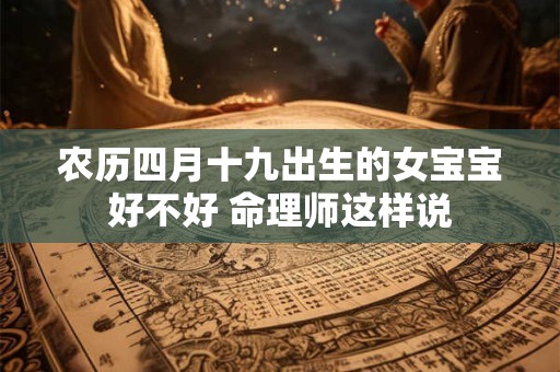 农历四月十九出生的女宝宝好不好 命理师这样说