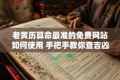 老黄历算命最准的免费网站如何使用 手把手教你查吉凶