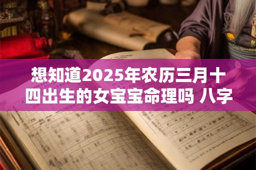 想知道2025年农历三月十四出生的女宝宝命理吗 八字解析