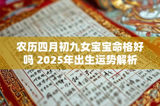 农历四月初九女宝宝命格好吗 2025年出生运势解析