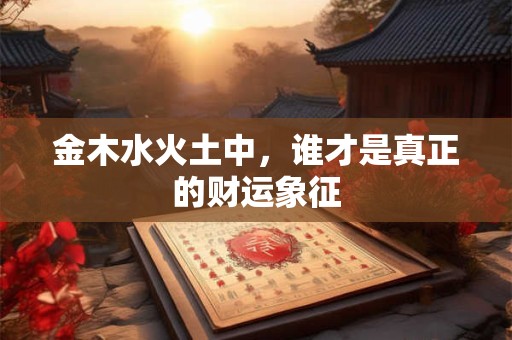 金木水火土中，谁才是真正的财运象征