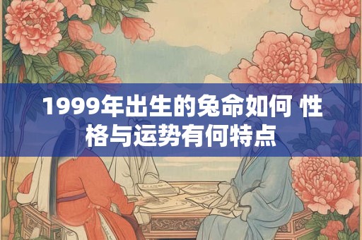 1999年出生的兔命如何 性格与运势有何特点
