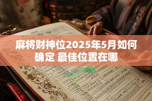 麻将财神位2025年5月如何确定 最佳位置在哪