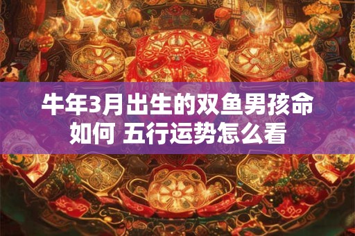 牛年3月出生的双鱼男孩命如何 五行运势怎么看