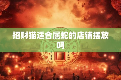 招财猫适合属蛇的店铺摆放吗