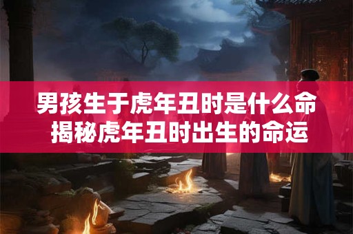 男孩生于虎年丑时是什么命 揭秘虎年丑时出生的命运玄机