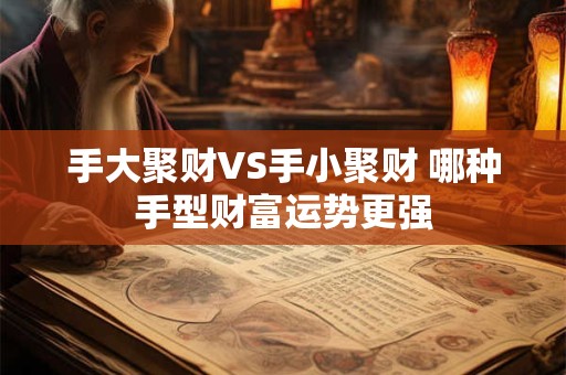 手大聚财VS手小聚财 哪种手型财富运势更强