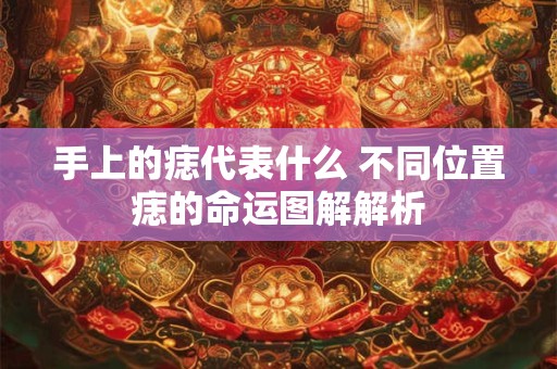 手上的痣代表什么 不同位置痣的命运图解解析