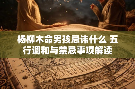杨柳木命男孩忌讳什么 五行调和与禁忌事项解读
