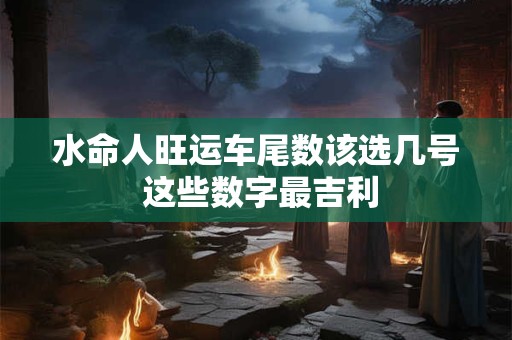 水命人旺运车尾数该选几号 这些数字最吉利