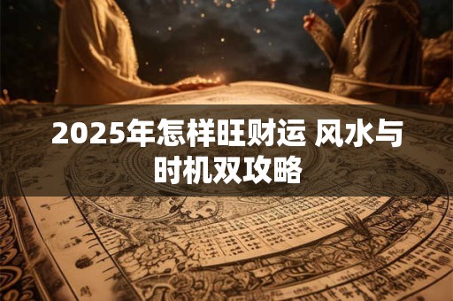 2025年怎样旺财运 风水与时机双攻略