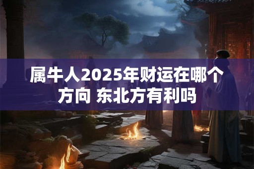 属牛人2025年财运在哪个方向 东北方有利吗