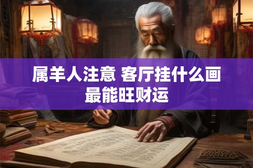 属羊人注意 客厅挂什么画最能旺财运