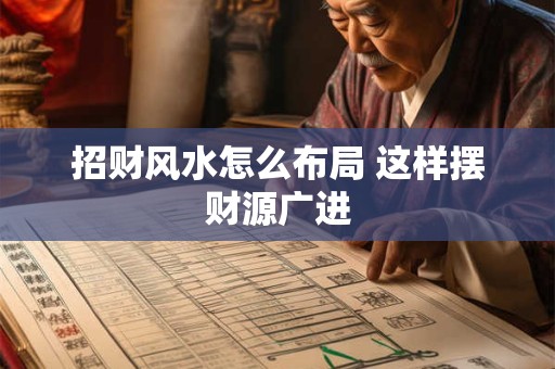招财风水怎么布局 这样摆财源广进