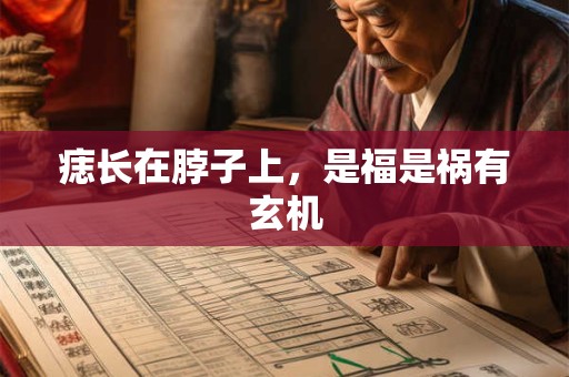 痣长在脖子上，是福是祸有玄机