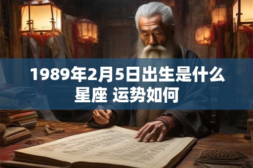 1989年2月5日出生是什么星座 运势如何