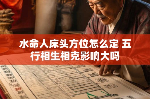 水命人床头方位怎么定 五行相生相克影响大吗