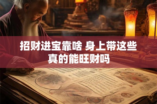 招财进宝靠啥 身上带这些真的能旺财吗