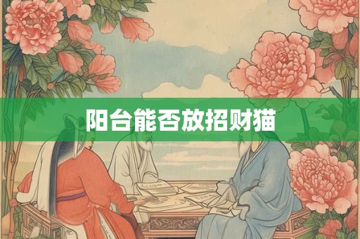 阳台能否放招财猫