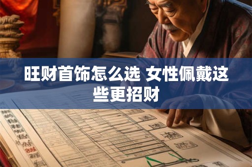 旺财首饰怎么选 女性佩戴这些更招财
