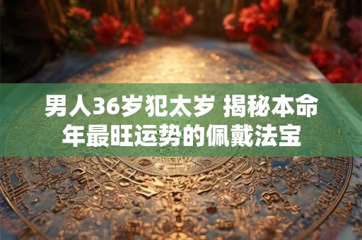 男人36岁犯太岁 揭秘本命年最旺运势的佩戴法宝