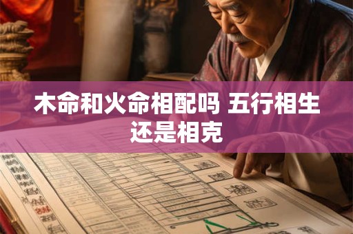 木命和火命相配吗 五行相生还是相克