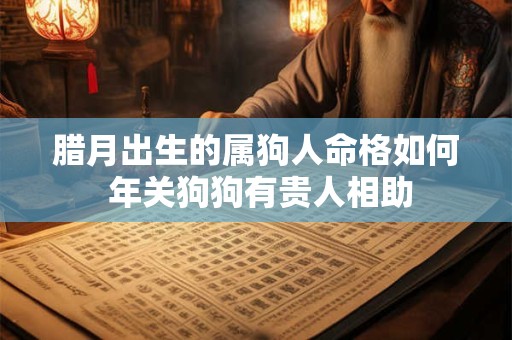 腊月出生的属狗人命格如何 年关狗狗有贵人相助