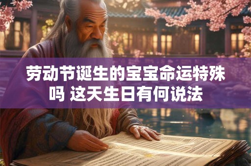 劳动节诞生的宝宝命运特殊吗 这天生日有何说法