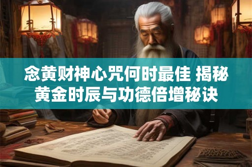 念黄财神心咒何时最佳 揭秘黄金时辰与功德倍增秘诀