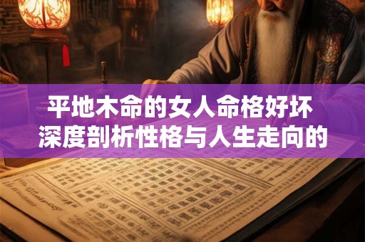 平地木命的女人命格好坏 深度剖析性格与人生走向的关联