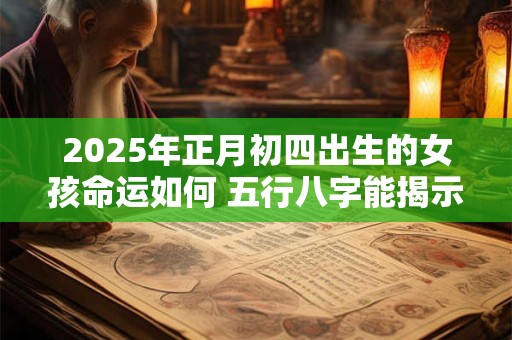 2025年正月初四出生的女孩命运如何 五行八字能揭示什么