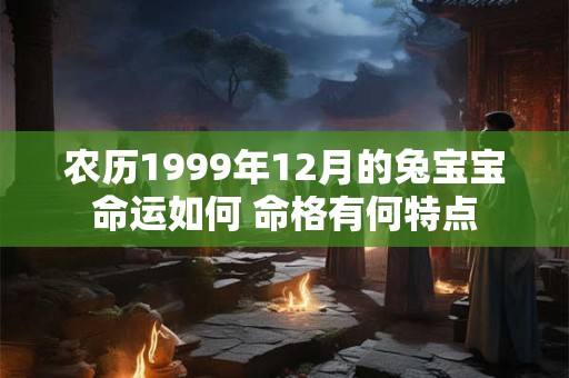 农历1999年12月的兔宝宝命运如何 命格有何特点