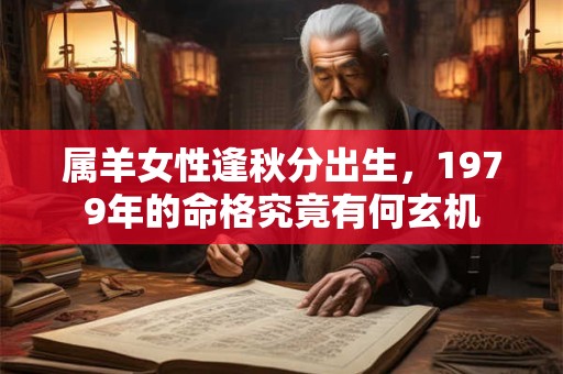 属羊女性逢秋分出生，1979年的命格究竟有何玄机