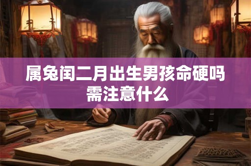 属兔闰二月出生男孩命硬吗 需注意什么 属兔闰二月出生男孩命硬吗 需注意什么