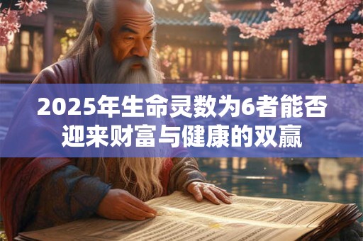 2025年生命灵数为6者能否迎来财富与健康的双赢