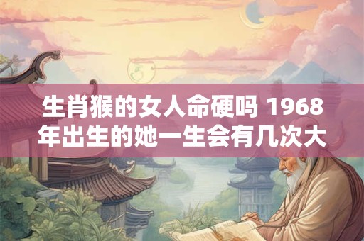 生肖猴的女人命硬吗 1968年出生的她一生会有几次大劫