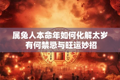 属兔人本命年如何化解太岁 有何禁忌与旺运妙招