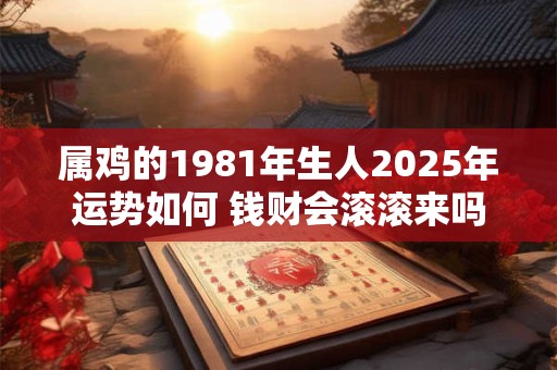 属鸡的1981年生人2025年运势如何 钱财会滚滚来吗