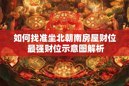 如何找准坐北朝南房屋财位 最强财位示意图解析