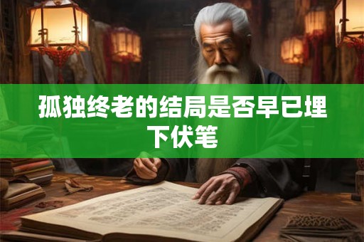 孤独终老的结局是否早已埋下伏笔