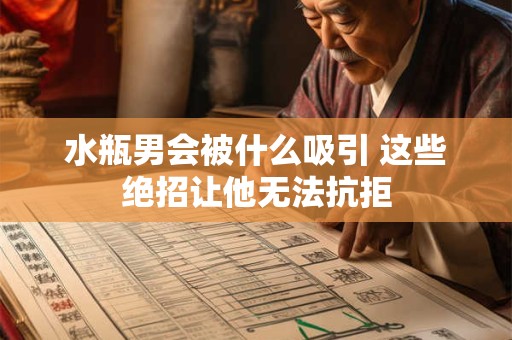 水瓶男会被什么吸引 这些绝招让他无法抗拒