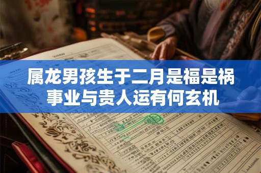 属龙男孩生于二月是福是祸 事业与贵人运有何玄机