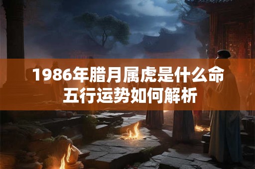 1986年腊月属虎是什么命 五行运势如何解析
